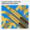 image:imageARTISTRO 2 Glitter Gold Acrylic Paint Markers  07mm Extra FineTip Paint Pens  Perfect for Crafting Art Projects amp MoreGold