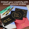 image:imageARTISTRO 2 Glitter Gold Acrylic Paint Markers  07mm Extra FineTip Paint Pens  Perfect for Crafting Art Projects amp MoreGold