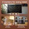 image:imageARTISTRO 2 Glitter Gold Acrylic Paint Markers  07mm Extra FineTip Paint Pens  Perfect for Crafting Art Projects amp MoreGold