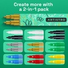 image:imageARTISTRO 2 Glitter Gold Acrylic Paint Markers  07mm Extra FineTip Paint Pens  Perfect for Crafting Art Projects amp MoreGold