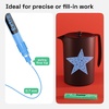 image:imageARTISTRO 2 Glitter Gold Acrylic Paint Markers  07mm Extra FineTip Paint Pens  Perfect for Crafting Art Projects amp MoreLight Blue