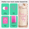 image:imageARTISTRO 2 Glitter Gold Acrylic Paint Markers  07mm Extra FineTip Paint Pens  Perfect for Crafting Art Projects amp MorePink