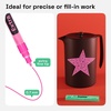 image:imageARTISTRO 2 Glitter Gold Acrylic Paint Markers  07mm Extra FineTip Paint Pens  Perfect for Crafting Art Projects amp MorePink