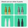 image:imageARTISTRO 2 Glitter Gold Acrylic Paint Markers  07mm Extra FineTip Paint Pens  Perfect for Crafting Art Projects amp MoreSilver
