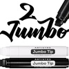 image:imageARTISTRO 2 Glitter Gold Acrylic Paint Markers  07mm Extra FineTip Paint Pens  Perfect for Crafting Art Projects amp MoreWhite  Black
