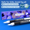 image:imageARTISTRO 2 Glitter Gold Acrylic Paint Markers  07mm Extra FineTip Paint Pens  Perfect for Crafting Art Projects amp MoreWhite