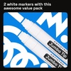 image:imageARTISTRO 2 Glitter Gold Acrylic Paint Markers  07mm Extra FineTip Paint Pens  Perfect for Crafting Art Projects amp MoreWhite