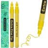 image:imageARTISTRO 2 Glitter Gold Acrylic Paint Markers  07mm Extra FineTip Paint Pens  Perfect for Crafting Art Projects amp MoreYellow