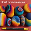 image:imageARTISTRO 12 Gold DualTip Acrylic Paint Markers  Paint Pens Set with Dot amp Fine Tips for Fabric Rock Glass Wood Coloring Books  Arts amp Crafts Gift  Classroom Must Haves amp School Supplies240
