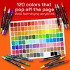 image:imageARTISTRO 12 Gold DualTip Acrylic Paint Markers  Paint Pens Set with Dot amp Fine Tips for Fabric Rock Glass Wood Coloring Books  Arts amp Crafts Gift  Classroom Must Haves amp School Supplies120