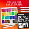image:imageARTISTRO 12 Gold DualTip Acrylic Paint Markers  Paint Pens Set with Dot amp Fine Tips for Fabric Rock Glass Wood Coloring Books  Arts amp Crafts Gift  Classroom Must Haves amp School Supplies24