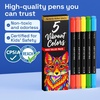 image:imageARTISTRO 12 Gold DualTip Acrylic Paint Markers  Paint Pens Set with Dot amp Fine Tips for Fabric Rock Glass Wood Coloring Books  Arts amp Crafts Gift  Classroom Must Haves amp School Supplies5