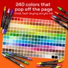 image:imageARTISTRO 12 Gold DualTip Acrylic Paint Markers  Paint Pens Set with Dot amp Fine Tips for Fabric Rock Glass Wood Coloring Books  Arts amp Crafts Gift  Classroom Must Haves amp School Supplies240