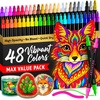 image:imageARTISTRO 12 Gold DualTip Acrylic Paint Markers  Paint Pens Set with Dot amp Fine Tips for Fabric Rock Glass Wood Coloring Books  Arts amp Crafts Gift  Classroom Must Haves amp School Supplies48