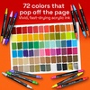 image:imageARTISTRO 12 Gold DualTip Acrylic Paint Markers  Paint Pens Set with Dot amp Fine Tips for Fabric Rock Glass Wood Coloring Books  Arts amp Crafts Gift  Classroom Must Haves amp School Supplies72