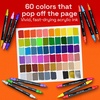 image:imageARTISTRO 12 Gold DualTip Acrylic Paint Markers  Paint Pens Set with Dot amp Fine Tips for Fabric Rock Glass Wood Coloring Books  Arts amp Crafts Gift  Classroom Must Haves amp School Supplies60