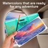 image:imageARTISTRO 24 Watercolors Paint Set  Vivid Colors in a Portable Box  Travel Watercolor Set with Complete Palette