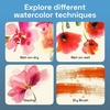 image:imageARTISTRO 24 Watercolors Paint Set  Vivid Colors in a Portable Box  Travel Watercolor Set with Complete Palette