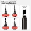 image:imageARTISTRO 5 Gold Paint Pen for Rock Glass Ceramic Wood Tire Fabric Metal Canvas Marking Painting  Set of 5 Acrylic Paint Markers Waterbased  Jumbo TipBlack
