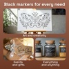 image:imageARTISTRO 5 Gold Paint Pen for Rock Glass Ceramic Wood Tire Fabric Metal Canvas Marking Painting  Set of 5 Acrylic Paint Markers Waterbased  Jumbo TipBlack