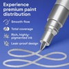 image:imageARTISTRO 5 Gold Paint Pen for Rock Glass Ceramic Wood Tire Fabric Metal Canvas Marking Painting  Set of 5 Acrylic Paint Markers Waterbased  Jumbo TipSilver