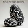image:imageARTISTRO 5 Gold Paint Pen for Rock Glass Ceramic Wood Tire Fabric Metal Canvas Marking Painting  Set of 5 Acrylic Paint Markers Waterbased  Jumbo TipWhite