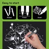 image:imageARTISTRO 5 Gold Paint Pen for Rock Glass Ceramic Wood Tire Fabric Metal Canvas Marking Painting  Set of 5 Acrylic Paint Markers Waterbased  Jumbo TipWhite